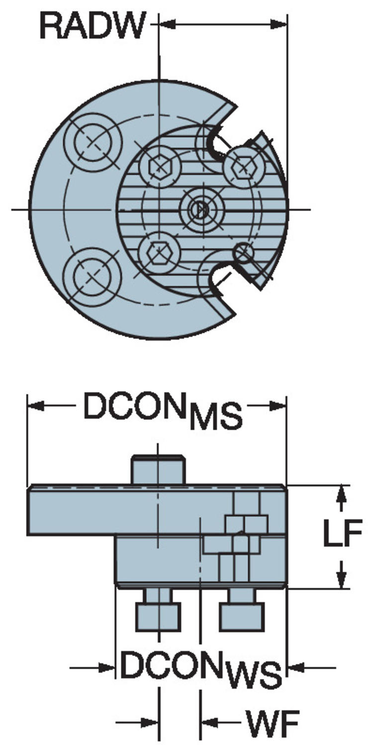 Redukcja złącza CoroTurn® SL 570-60 23-40