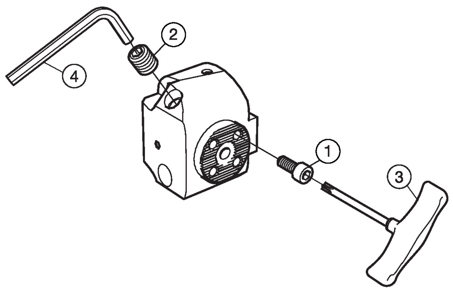 CoroBore® 825, zespół wytaczadła wykończeniowego S20-R825SL32 020