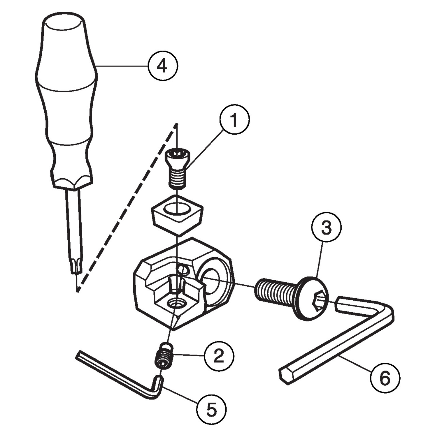 Wkładka do wytaczania CoroBore® SCFCR06CDX06