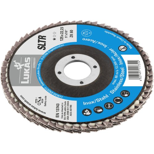 Tarcza listkowa SLTR Uniwersalna Ø125mm Ziarno: 60 ZK Skośna