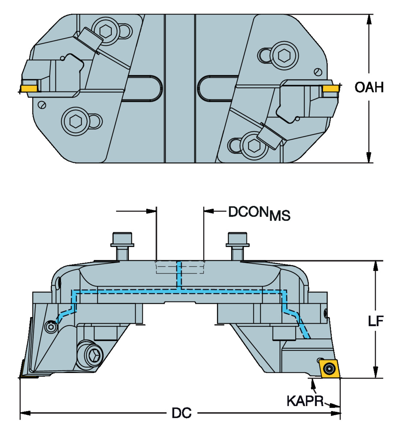 CoroBore® 820 XL, narzędzie do wytaczania zgrubnego 820D-200CC12