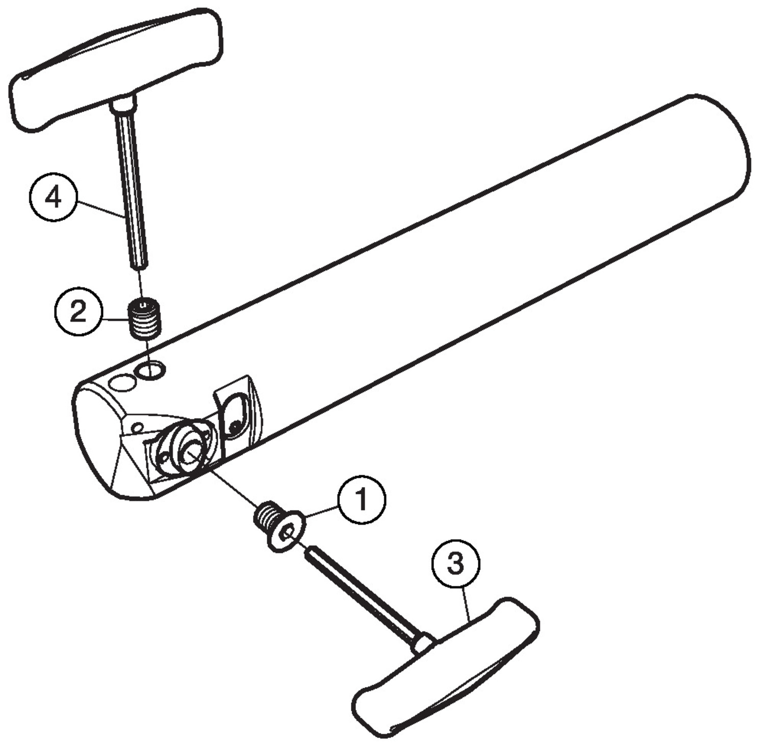 Adapter z chwytu cylindrycznego na złącze CoroBore® 825 A28-R825C-046025A