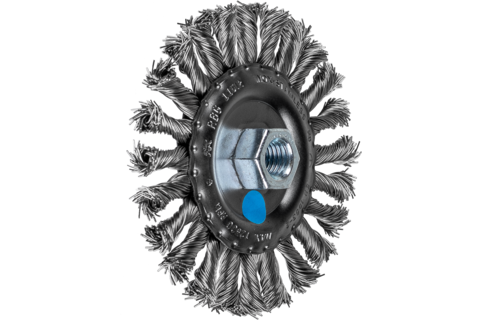 Szczotka tarczowa pleciona COMBITWIST RBG Ø115 x 12 mm M14 drut ze stali nierdzewnej Ø0,50 mm do szlifierki kątowej