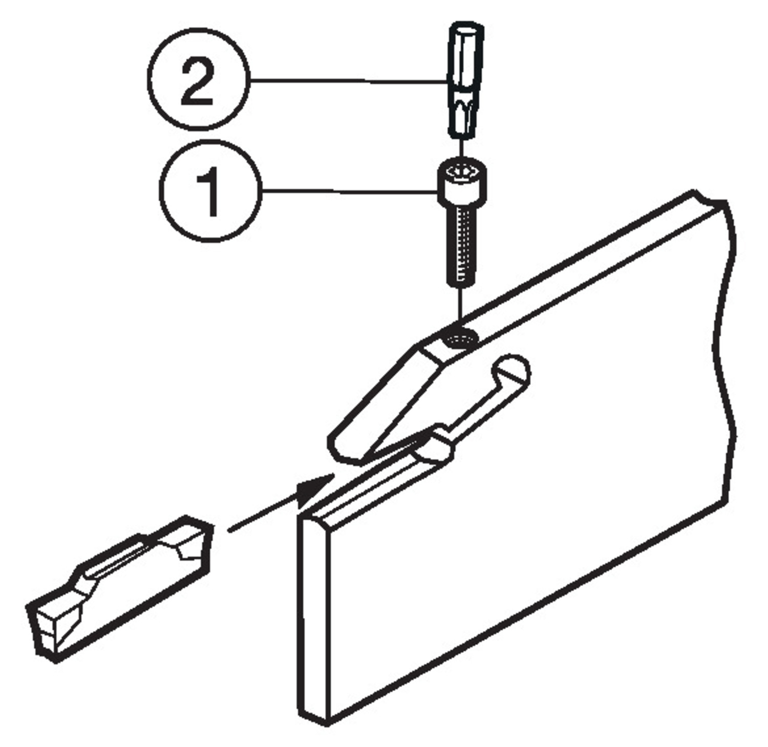 T-Max® Q-Cut, wkładka do przecinania i toczenia rowków MS-RF151.23-13-30
