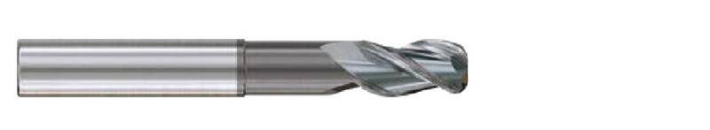 Frez promieniowy ALU-POWER HPC VHM 37° 3F DLC 12(R0.5)x12x16(40)x100
