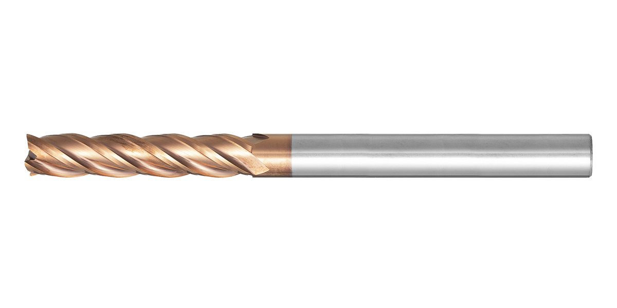 Frez palcowy przedłużany VHM Ø5,00 20/75mm d5 4F 55HRC TiXco