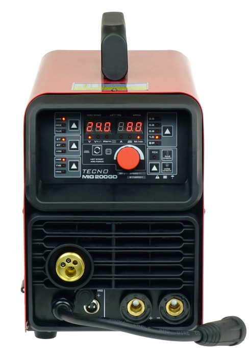 Półautomat spawalniczy TECNO MIG 200GD MIG/TIG/MMA SYNERGIC VRD ALU