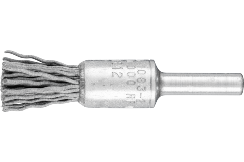 Niepleciona szczotka-pędzelek PBU Ø13 mm trzpień Ø6 mm włókno SiC Ø0,90 ziarno 180