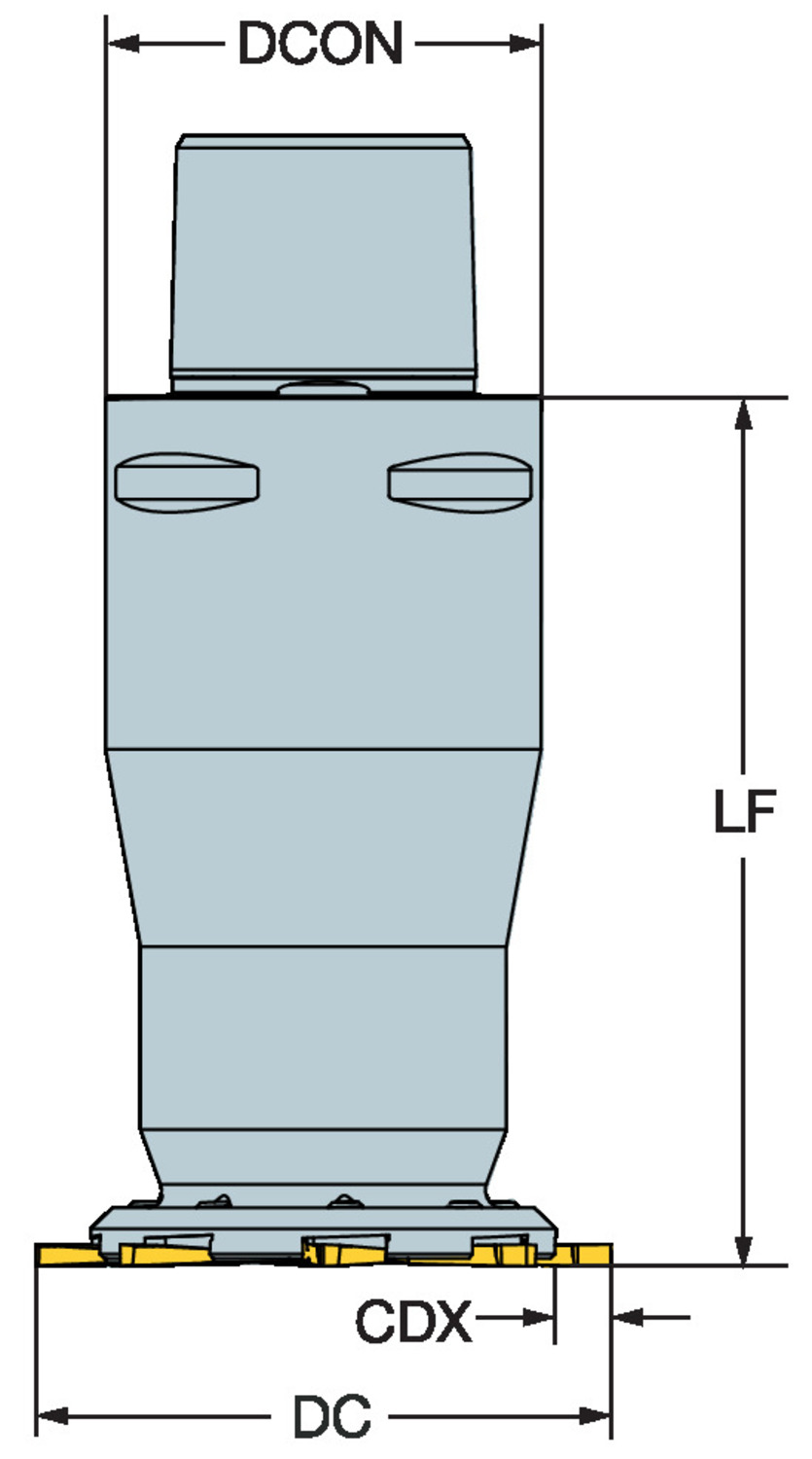CoroMill® 161, frez do kół zębatych 161-066C5-3