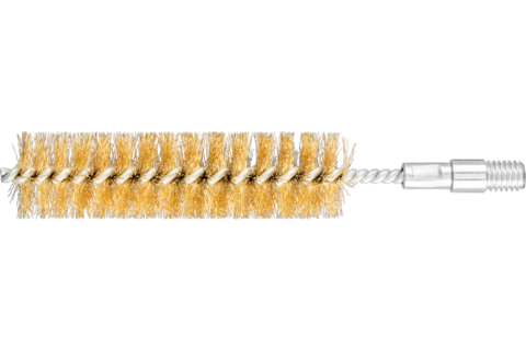 Szczotka wewnętrzna IBU Ø25 × 100 mm gwint 3/8" BSW drut mosiężny Ø0,20