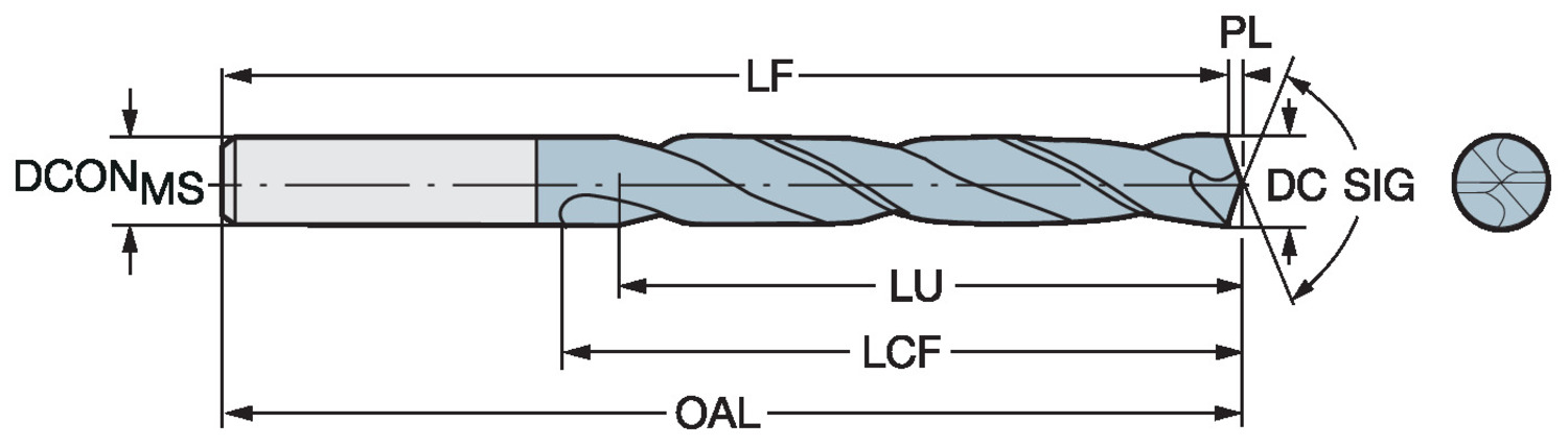 CoroDrill® 460, wiertło węglikowe 460.1-0600-018A0-XM GC34