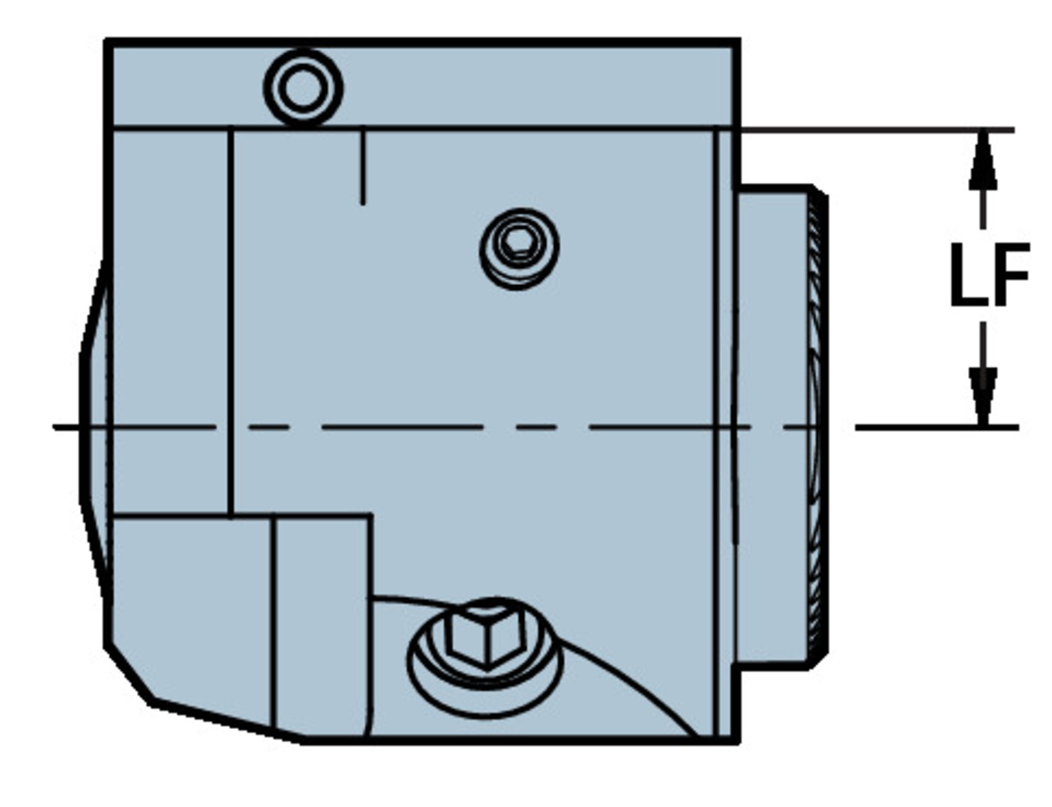 CoroBore® 825, zespół wytaczadła wykończeniowego S20-R825SL32 020