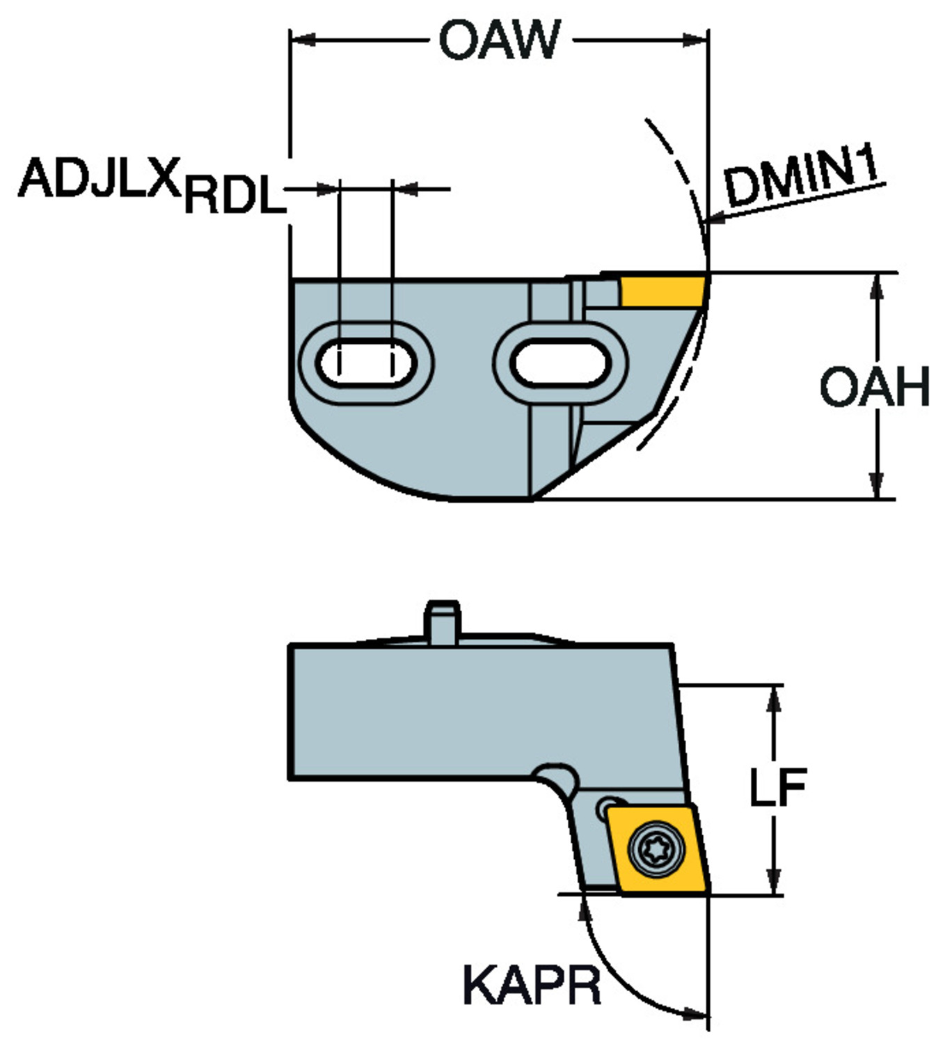 Suwak do Duobore™ 391.68F-4-056 24 CC12